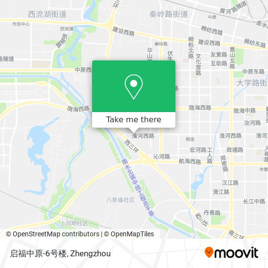启福中原-6号楼 map