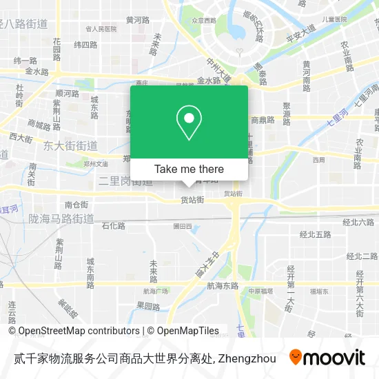 贰千家物流服务公司商品大世界分离处 map