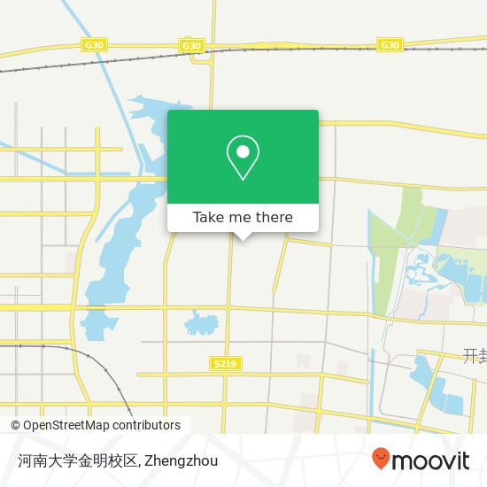 河南大学金明校区 map