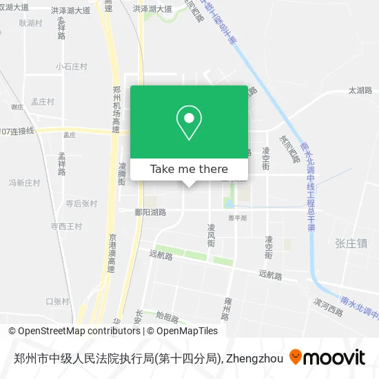 郑州市中级人民法院执行局(第十四分局) map