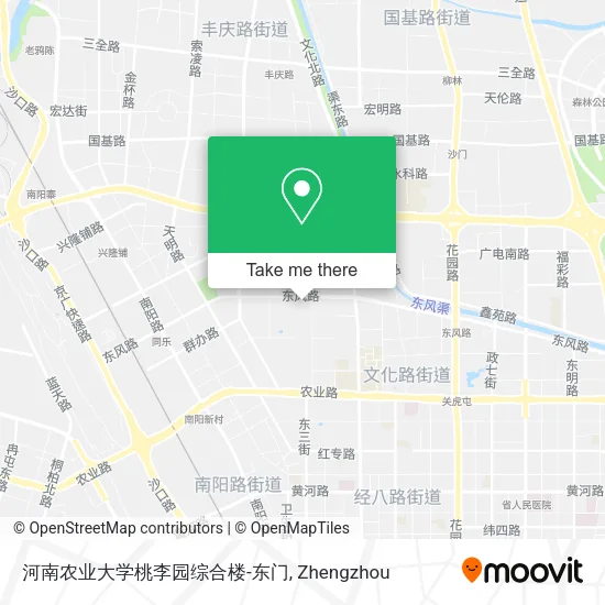 河南农业大学桃李园综合楼-东门 map