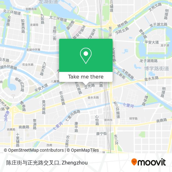 陈庄街与正光路交叉口 map