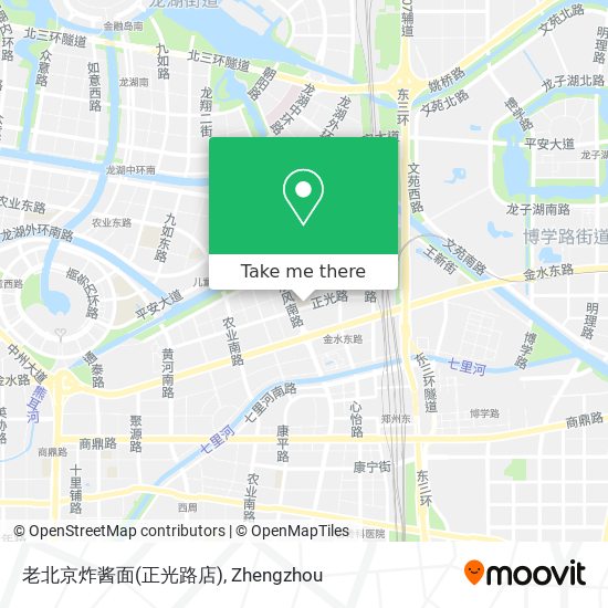 老北京炸酱面(正光路店) map