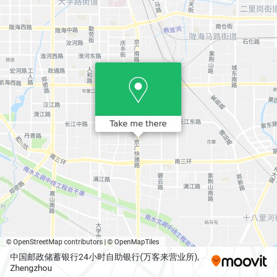 中国邮政储蓄银行24小时自助银行(万客来营业所) map