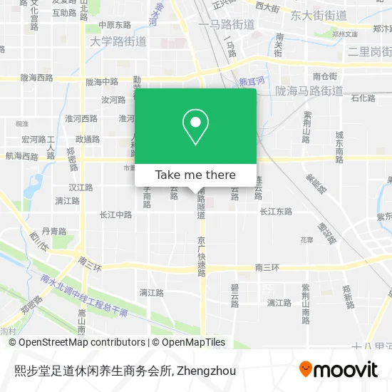 熙步堂足道休闲养生商务会所 map