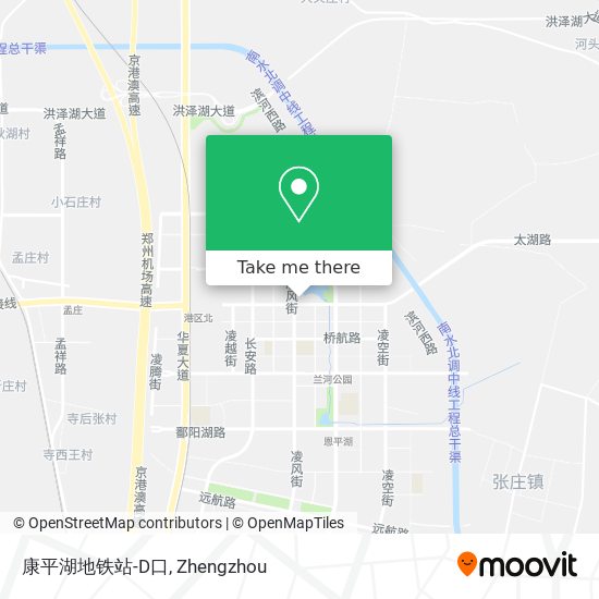 康平湖地铁站-D口 map