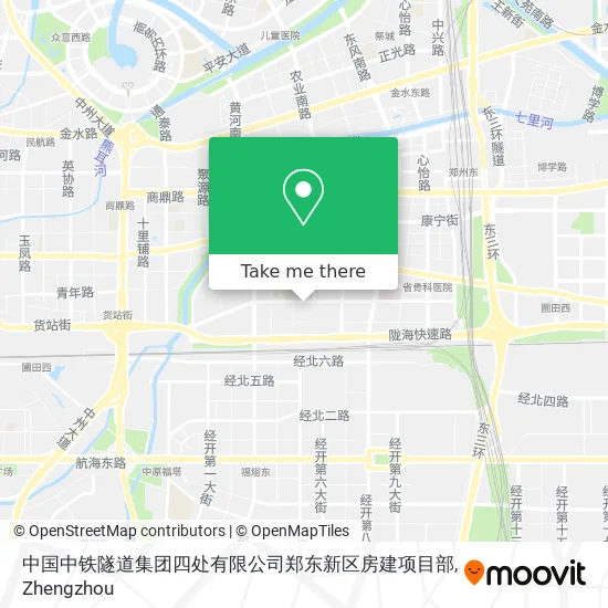 中国中铁隧道集团四处有限公司郑东新区房建项目部 map