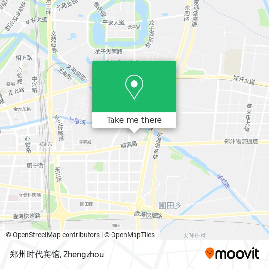 郑州时代宾馆 map