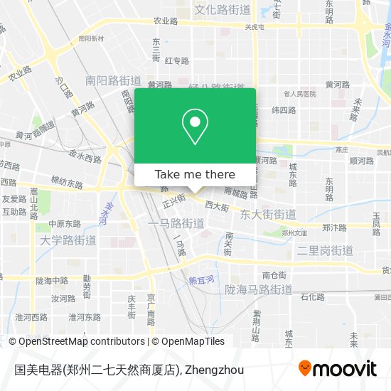 国美电器(郑州二七天然商厦店) map