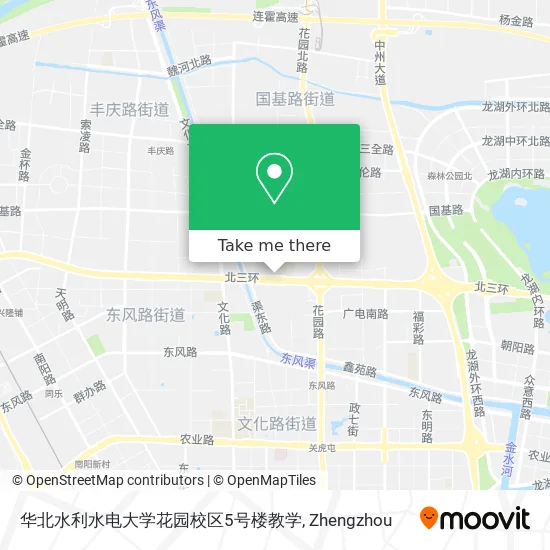 华北水利水电大学花园校区5号楼教学 map