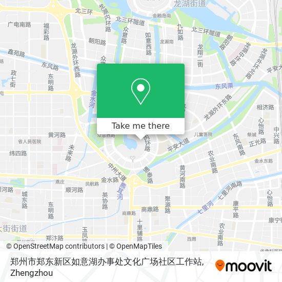 郑州市郑东新区如意湖办事处文化广场社区工作站 map