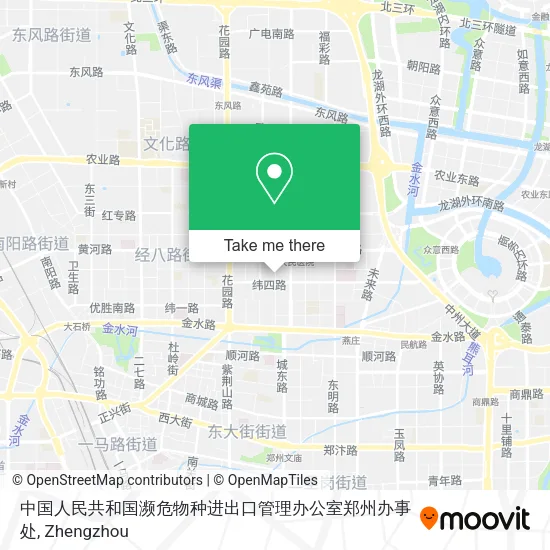 中国人民共和国濒危物种进出口管理办公室郑州办事处 map