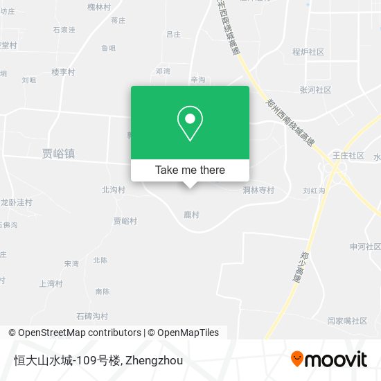 恒大山水城-109号楼 map