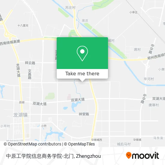 中原工学院信息商务学院-北门 map