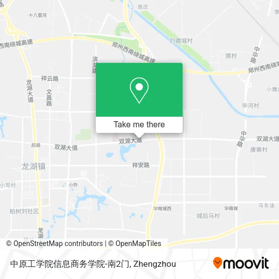 中原工学院信息商务学院-南2门 map