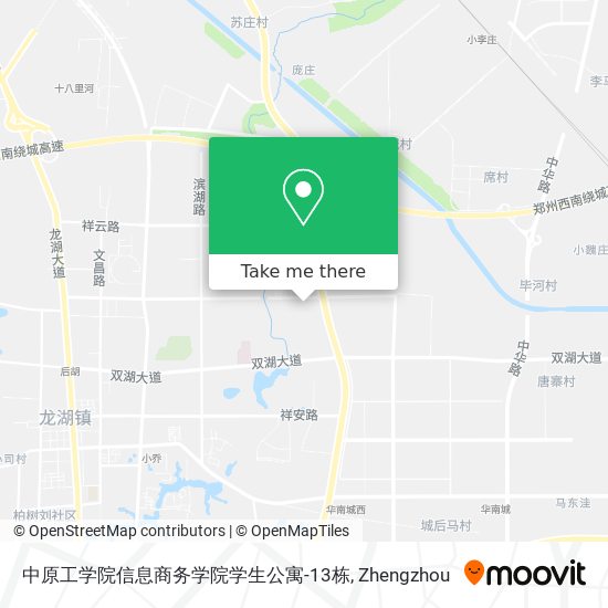 中原工学院信息商务学院学生公寓-13栋 map