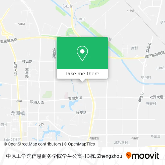 中原工学院信息商务学院学生公寓-13栋 map