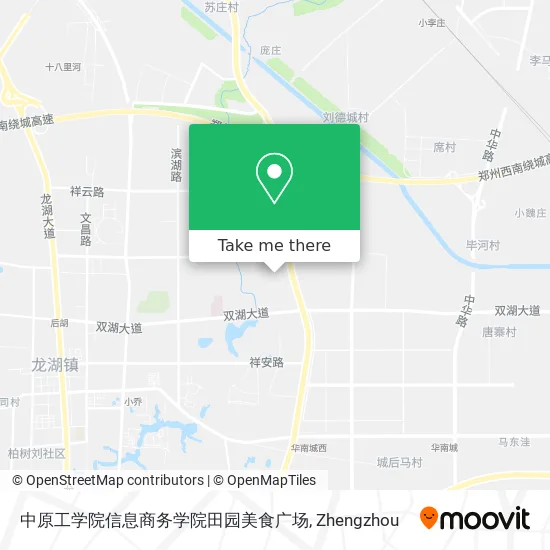 中原工学院信息商务学院田园美食广场 map