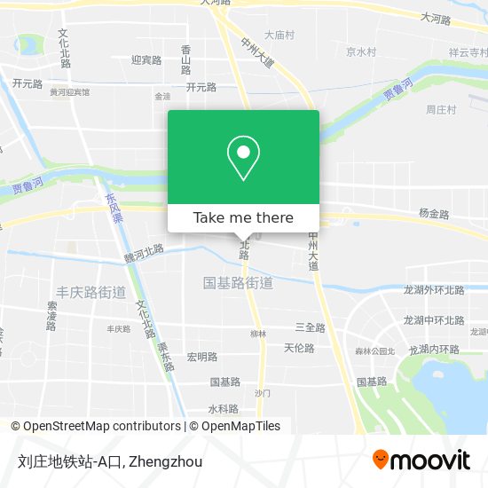 刘庄地铁站-A口 map