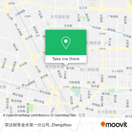 荣达财务金水第一分公司 map