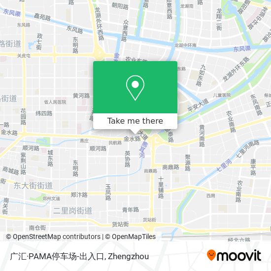 广汇·PAMA停车场-出入口 map