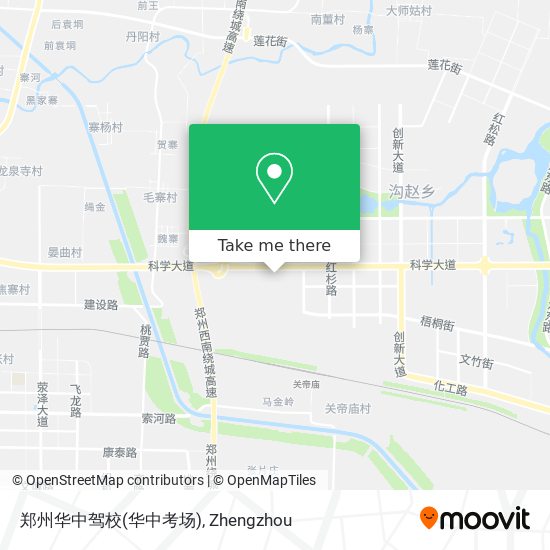 郑州华中驾校(华中考场) map