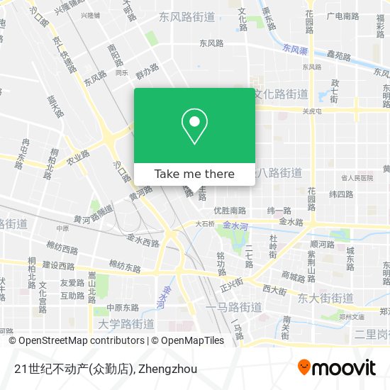 21世纪不动产(众勤店) map