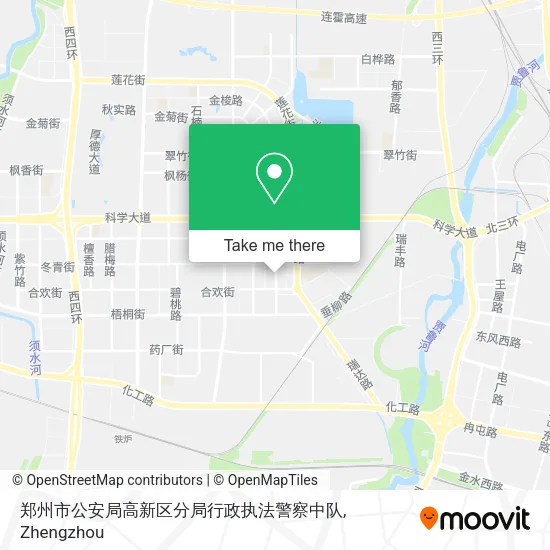 郑州市公安局高新区分局行政执法警察中队 map