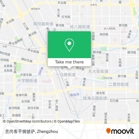 意尚客手握披萨 map