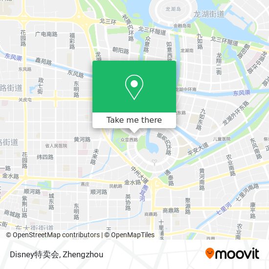 Disney特卖会 map