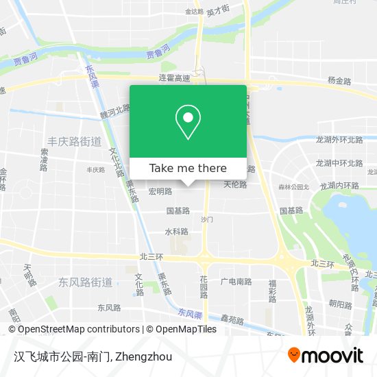 汉飞城市公园-南门 map