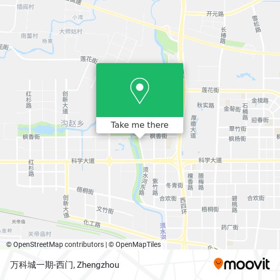 万科城一期-西门 map