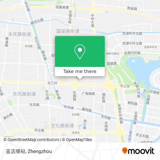 蓝店驿站 map