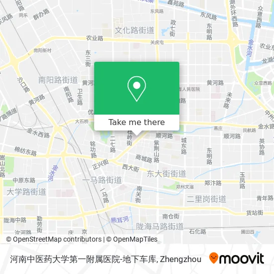 河南中医药大学第一附属医院-地下车库 map