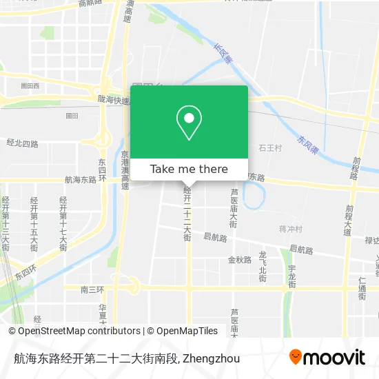 航海东路经开第二十二大街南段 map