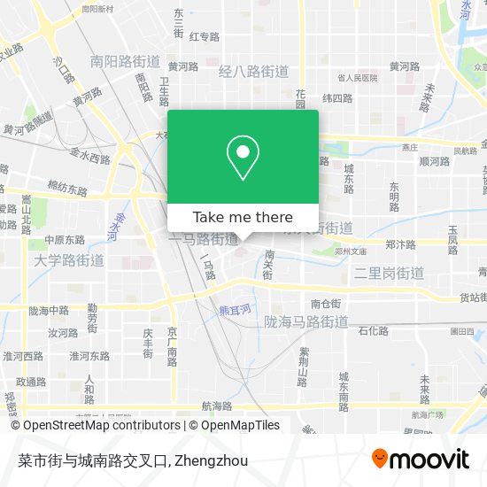 菜市街与城南路交叉口 map