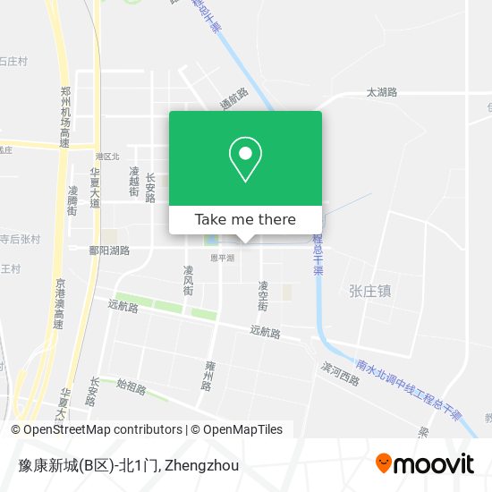 豫康新城(B区)-北1门 map