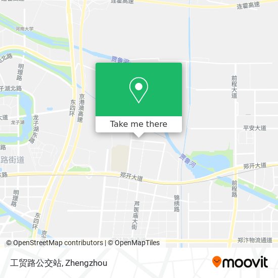 工贸路公交站 map