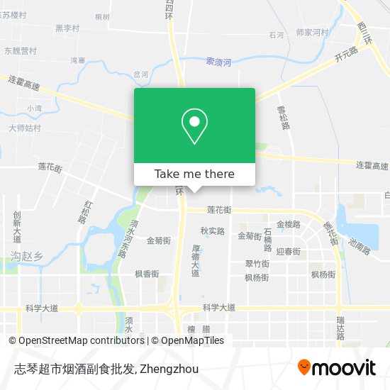 志琴超市烟酒副食批发 map