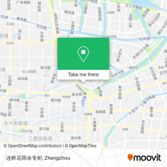 连桥花雨伞专柜 map