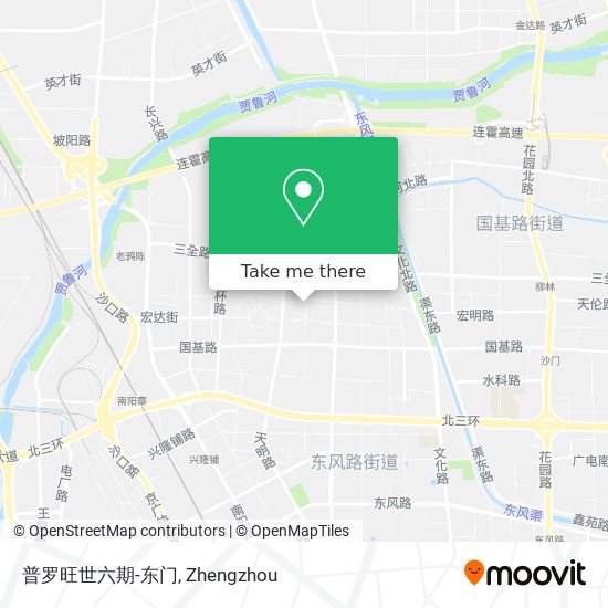 普罗旺世六期-东门 map