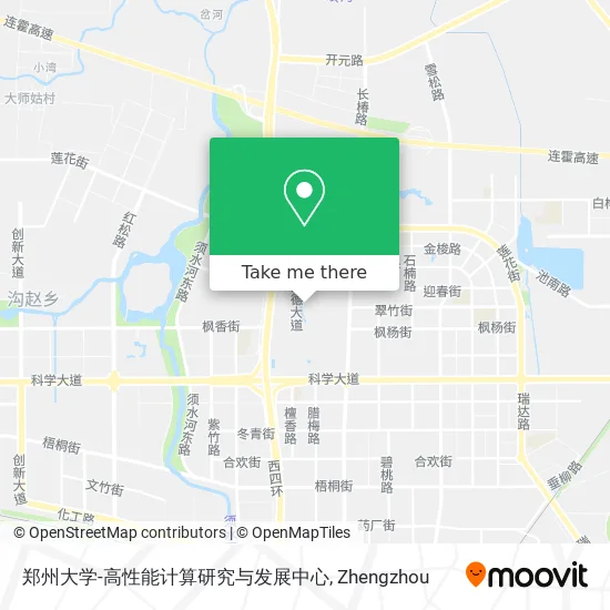 郑州大学-高性能计算研究与发展中心 map