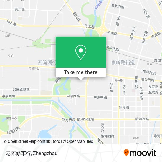 老陈修车行 map