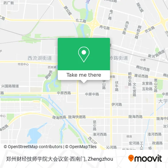 郑州财经技师学院大会议室-西南门 map