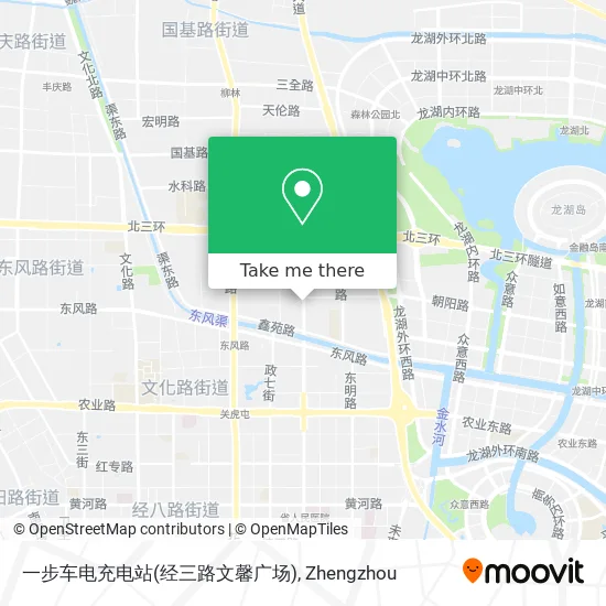 一步车电充电站(经三路文馨广场) map