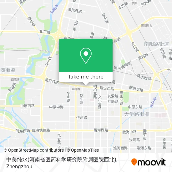 中美纯水(河南省医药科学研究院附属医院西北) map