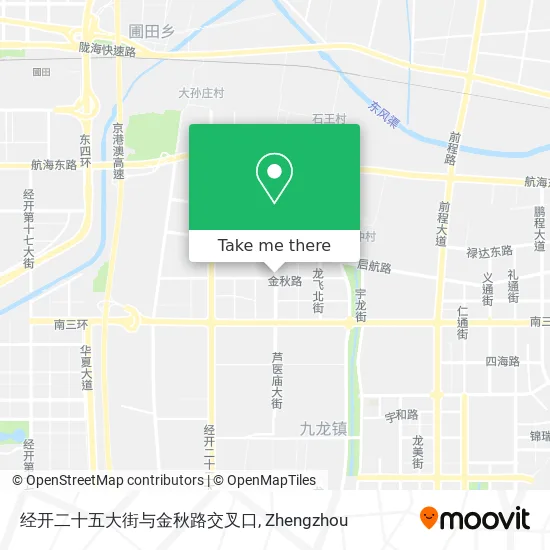 经开二十五大街与金秋路交叉口 map