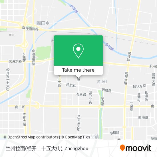 兰州拉面(经开二十五大街) map