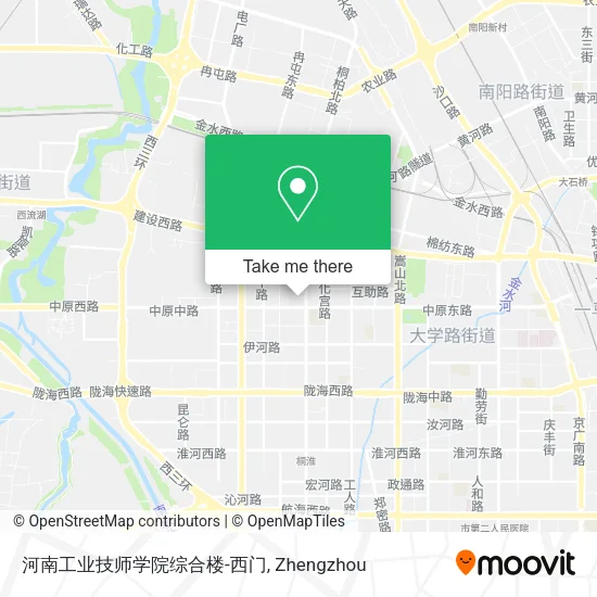 河南工业技师学院综合楼-西门 map