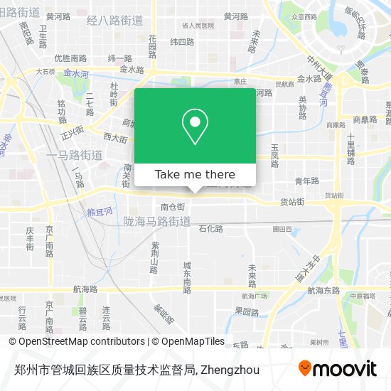 郑州市管城回族区质量技术监督局 map